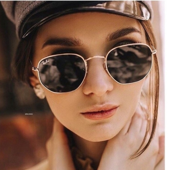 FREE SHIPPING Ray Ban Hexagonal Green Lenses RB3548N New - Picture 12 of 15